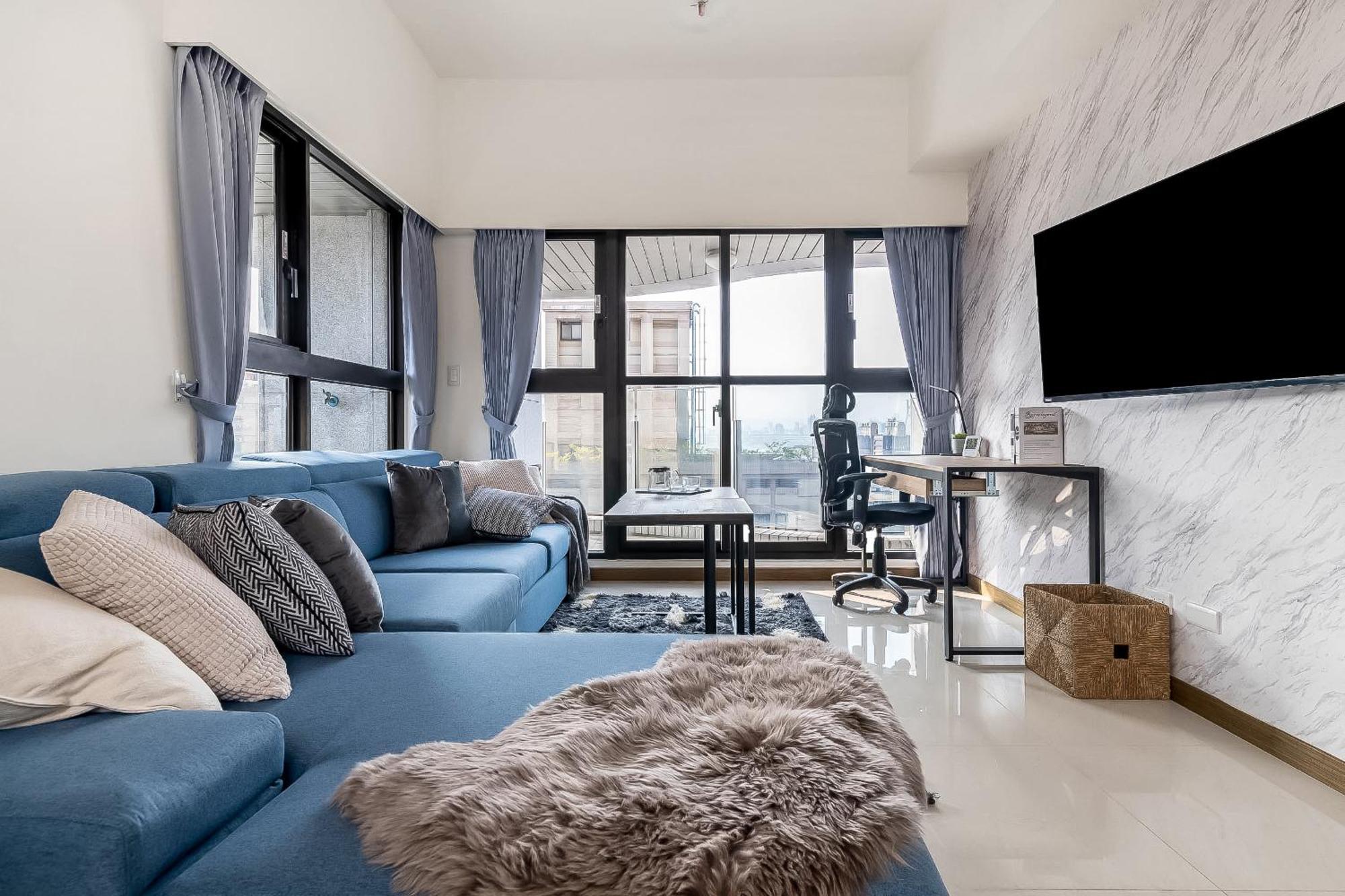 Apartmán High Floor New Bldg 4B2Bldk Ximending, Stunning Views • 高層新樓 4房2衛 西門町 美景 Tchaj-pej Exteriér fotografie